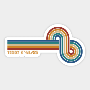 Teddy Swims Musical Note Sticker